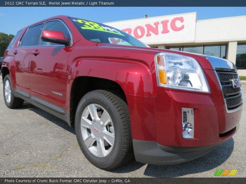 Merlot Jewel Metallic / Light Titanium 2012 GMC Terrain SLE