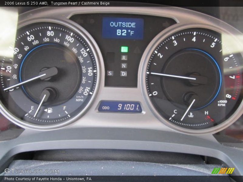 Tungsten Pearl / Cashmere Beige 2006 Lexus IS 250 AWD