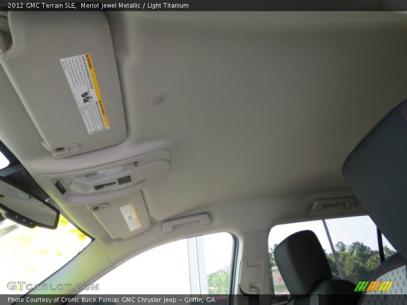 Merlot Jewel Metallic / Light Titanium 2012 GMC Terrain SLE