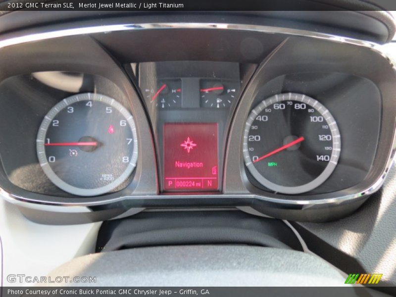 Merlot Jewel Metallic / Light Titanium 2012 GMC Terrain SLE