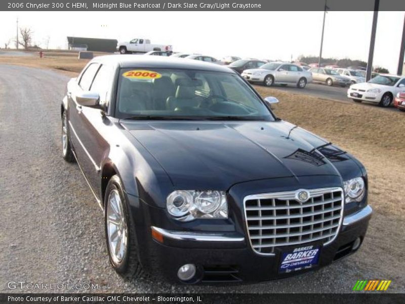 Midnight Blue Pearlcoat / Dark Slate Gray/Light Graystone 2006 Chrysler 300 C HEMI