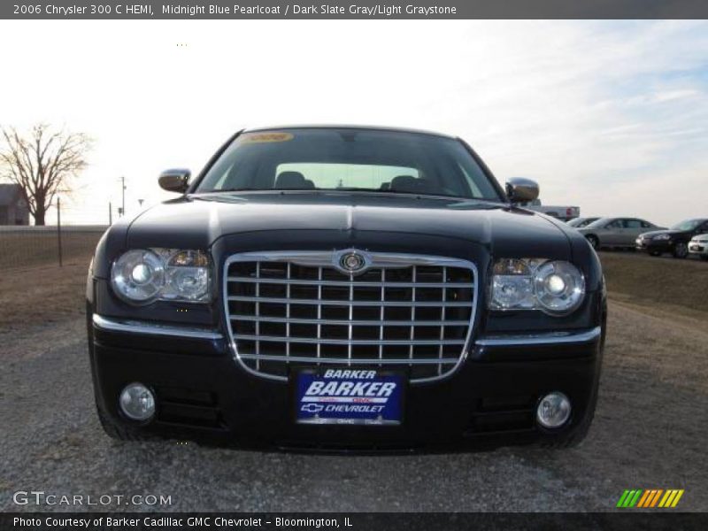 Midnight Blue Pearlcoat / Dark Slate Gray/Light Graystone 2006 Chrysler 300 C HEMI