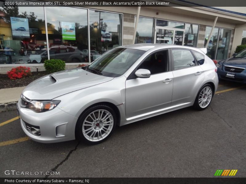Front 3/4 View of 2010 Impreza WRX STi
