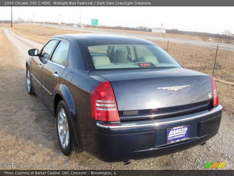 Midnight Blue Pearlcoat / Dark Slate Gray/Light Graystone 2006 Chrysler 300 C HEMI