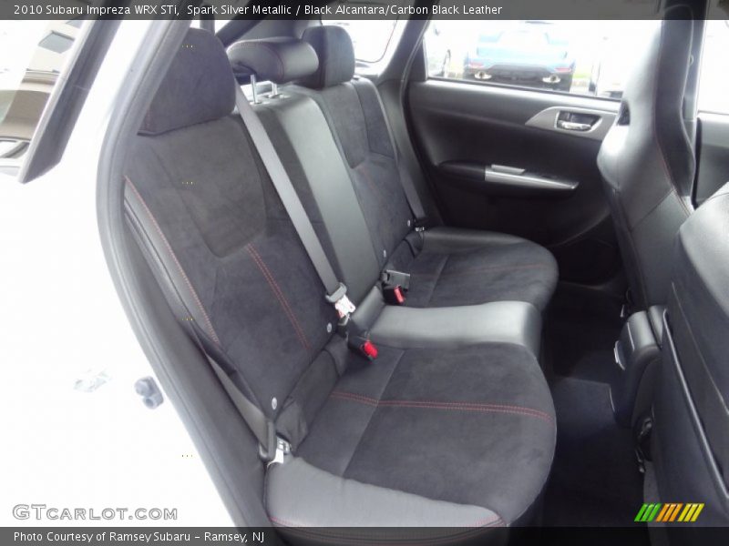 Rear Seat of 2010 Impreza WRX STi