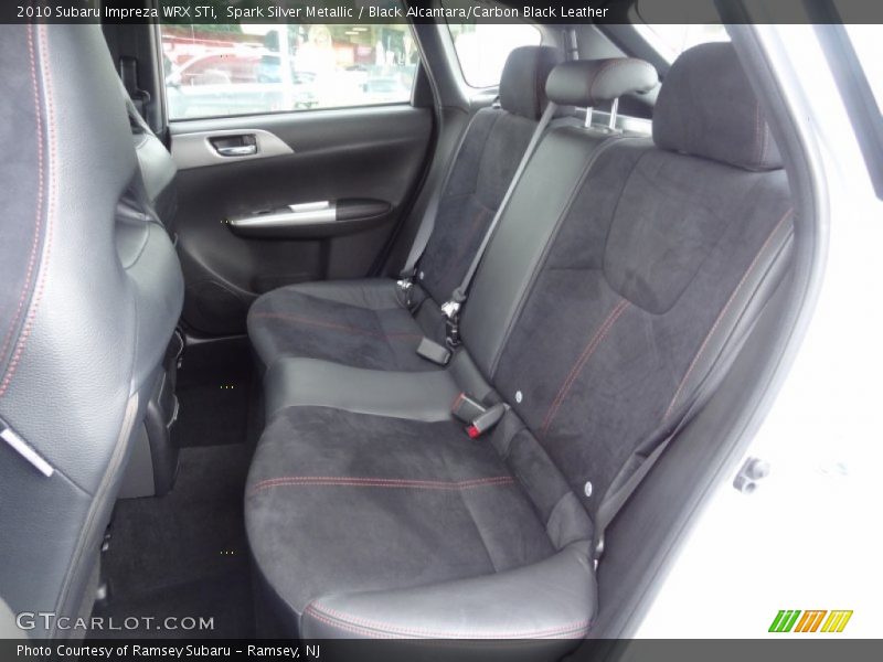  2010 Impreza WRX STi Black Alcantara/Carbon Black Leather Interior