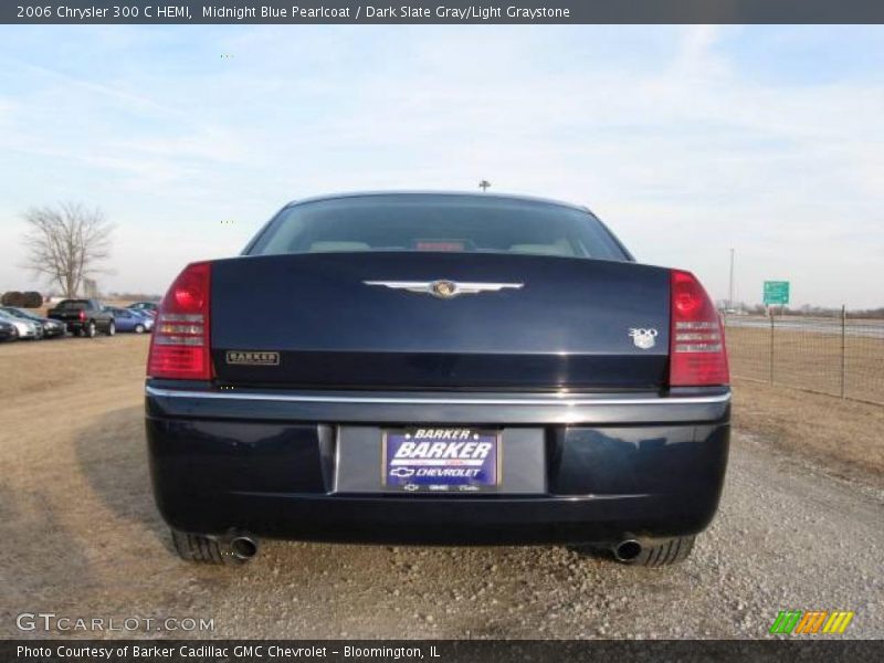 Midnight Blue Pearlcoat / Dark Slate Gray/Light Graystone 2006 Chrysler 300 C HEMI