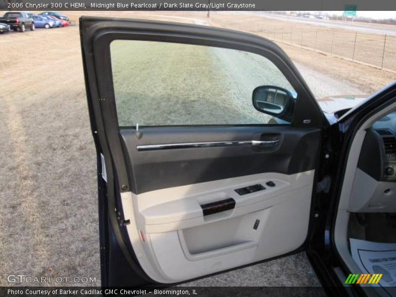 Midnight Blue Pearlcoat / Dark Slate Gray/Light Graystone 2006 Chrysler 300 C HEMI