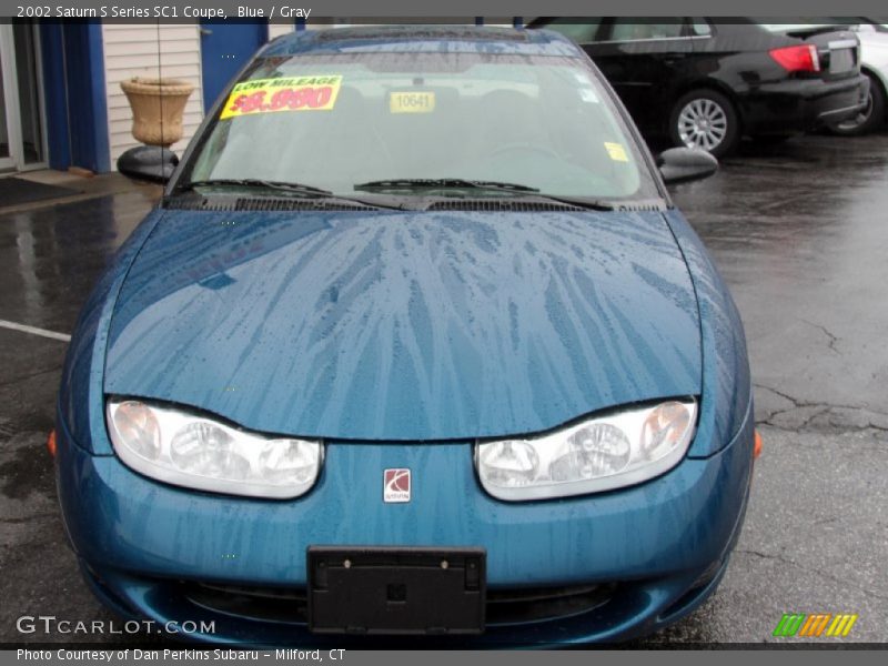 Blue / Gray 2002 Saturn S Series SC1 Coupe