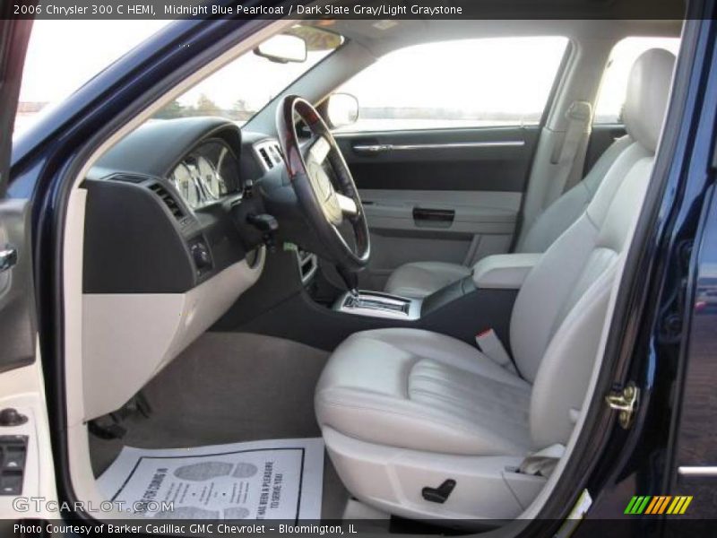 Midnight Blue Pearlcoat / Dark Slate Gray/Light Graystone 2006 Chrysler 300 C HEMI