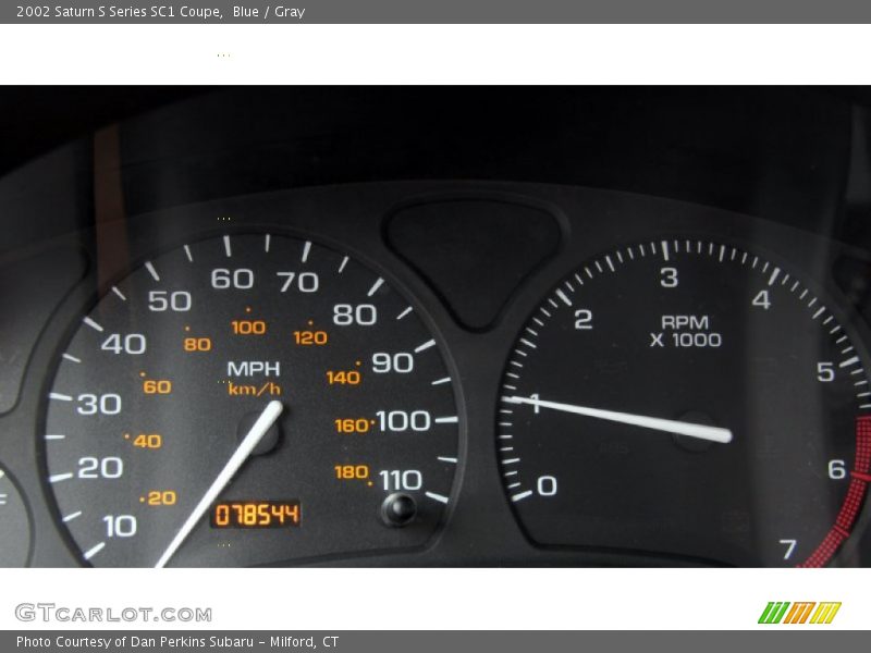Blue / Gray 2002 Saturn S Series SC1 Coupe