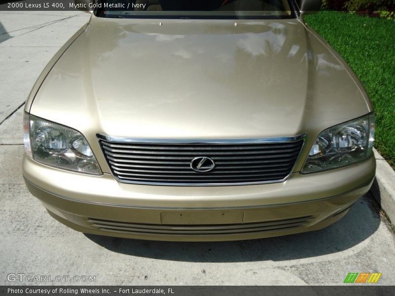 Mystic Gold Metallic / Ivory 2000 Lexus LS 400