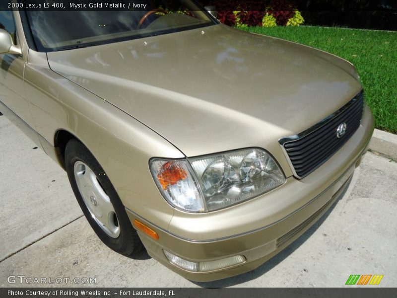 Mystic Gold Metallic / Ivory 2000 Lexus LS 400