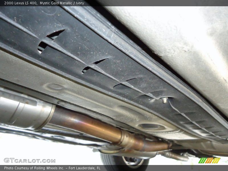 Mystic Gold Metallic / Ivory 2000 Lexus LS 400