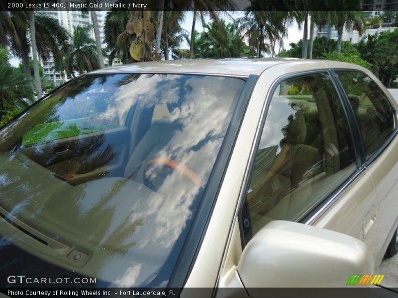 Mystic Gold Metallic / Ivory 2000 Lexus LS 400