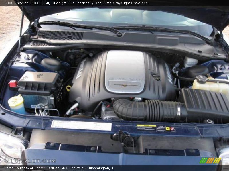 Midnight Blue Pearlcoat / Dark Slate Gray/Light Graystone 2006 Chrysler 300 C HEMI