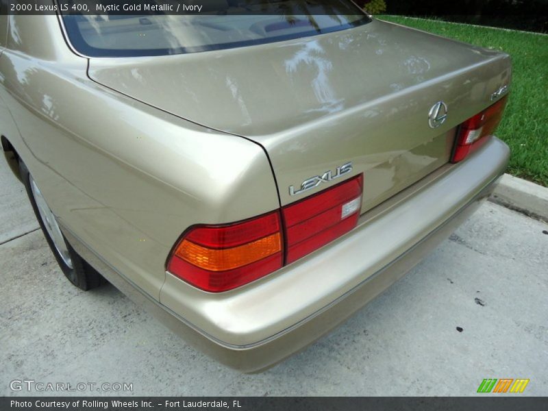 Mystic Gold Metallic / Ivory 2000 Lexus LS 400