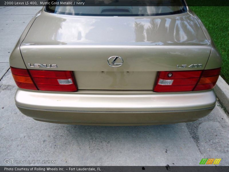 Mystic Gold Metallic / Ivory 2000 Lexus LS 400