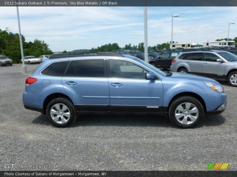 Sky Blue Metallic / Off Black 2012 Subaru Outback 2.5i Premium