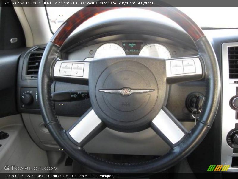 Midnight Blue Pearlcoat / Dark Slate Gray/Light Graystone 2006 Chrysler 300 C HEMI