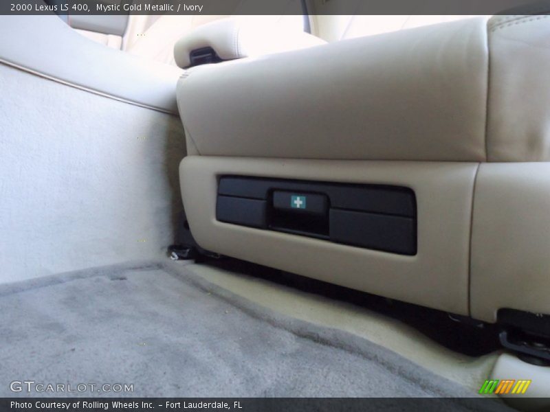 Mystic Gold Metallic / Ivory 2000 Lexus LS 400