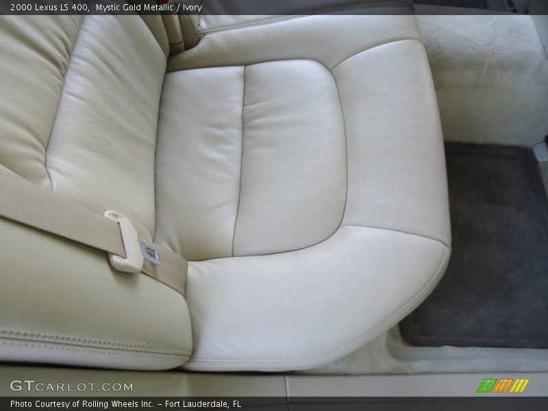 Mystic Gold Metallic / Ivory 2000 Lexus LS 400