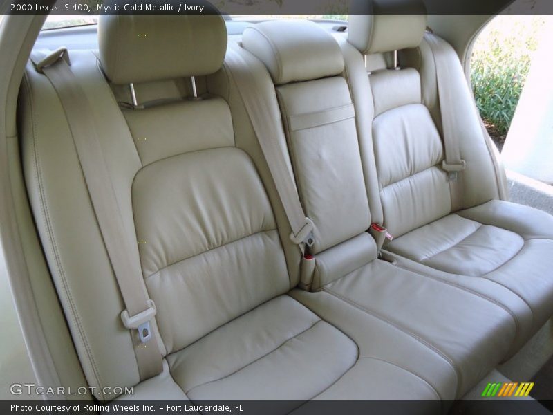 Mystic Gold Metallic / Ivory 2000 Lexus LS 400