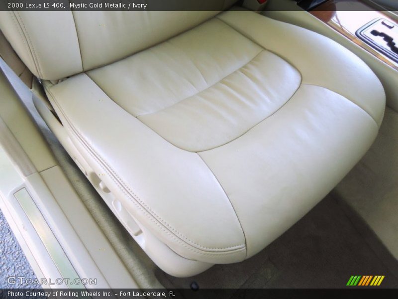 Mystic Gold Metallic / Ivory 2000 Lexus LS 400
