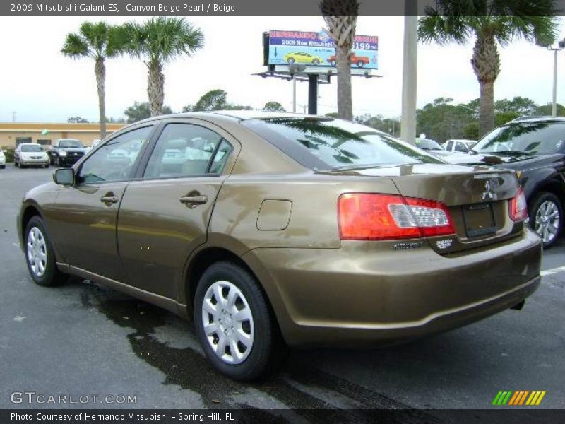 Canyon Beige Pearl / Beige 2009 Mitsubishi Galant ES