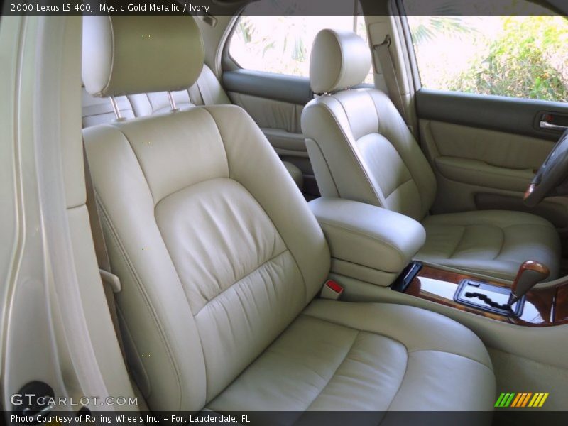Mystic Gold Metallic / Ivory 2000 Lexus LS 400