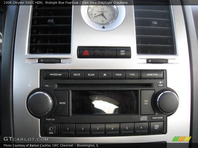 Midnight Blue Pearlcoat / Dark Slate Gray/Light Graystone 2006 Chrysler 300 C HEMI