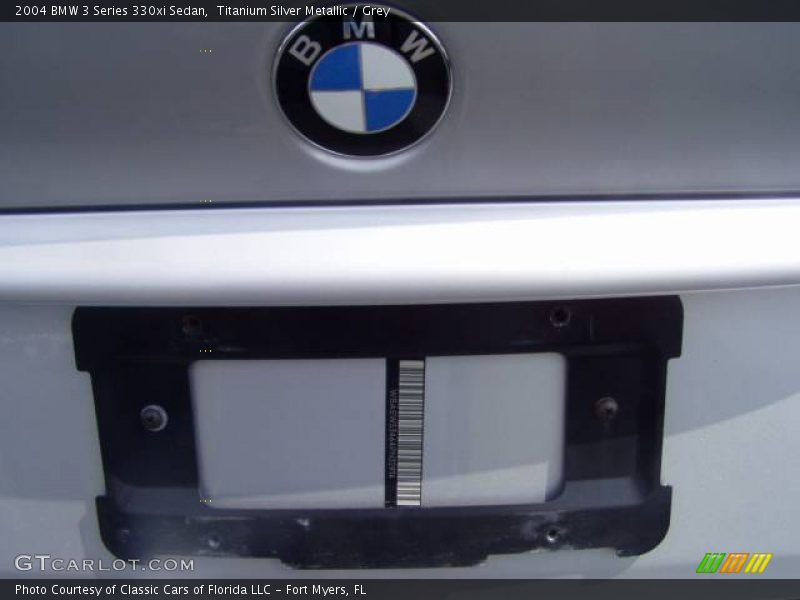 Titanium Silver Metallic / Grey 2004 BMW 3 Series 330xi Sedan