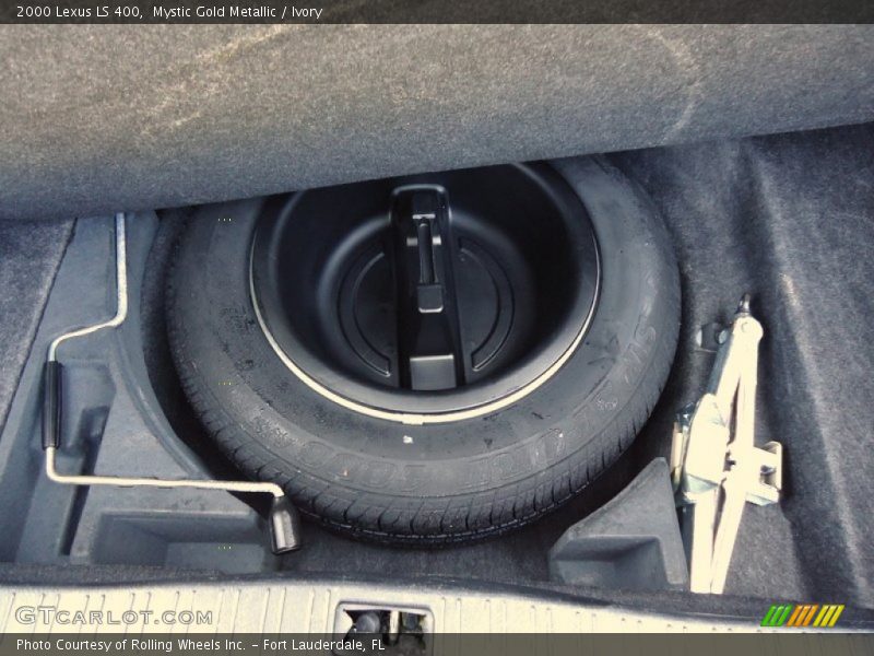 Mystic Gold Metallic / Ivory 2000 Lexus LS 400