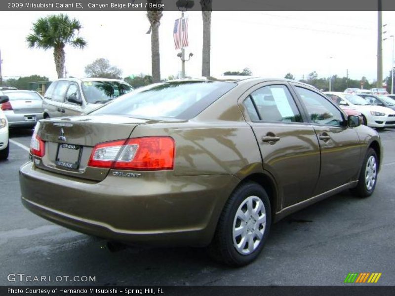 Canyon Beige Pearl / Beige 2009 Mitsubishi Galant ES