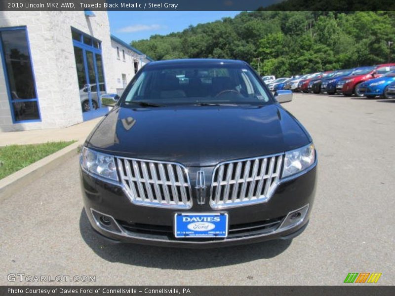 Tuxedo Black Metallic / Steel Gray 2010 Lincoln MKZ AWD