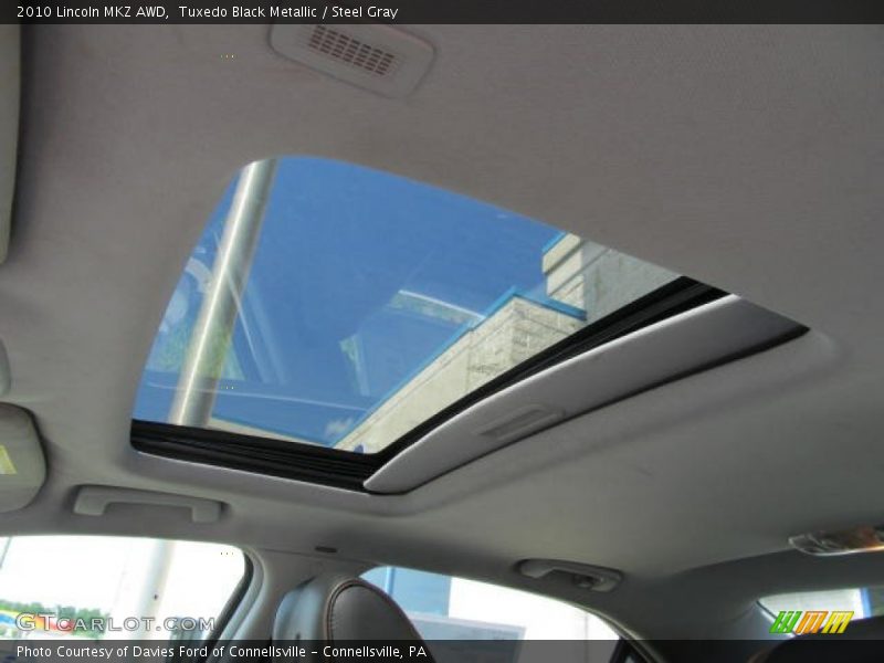Tuxedo Black Metallic / Steel Gray 2010 Lincoln MKZ AWD