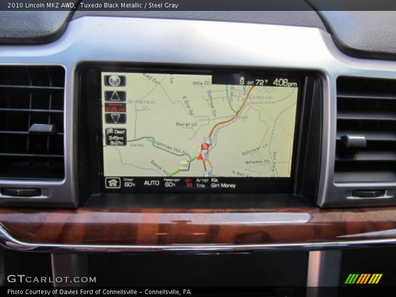Tuxedo Black Metallic / Steel Gray 2010 Lincoln MKZ AWD