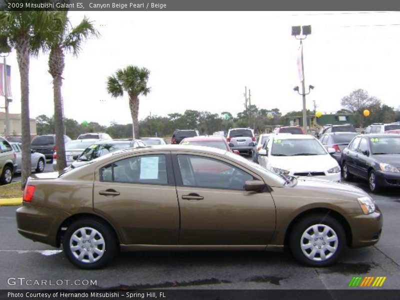 Canyon Beige Pearl / Beige 2009 Mitsubishi Galant ES