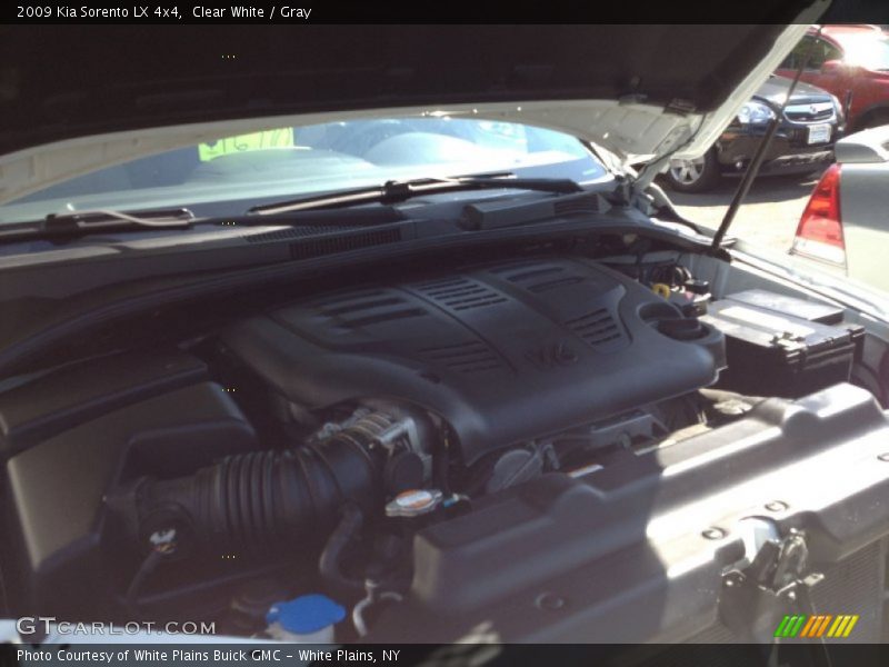 Clear White / Gray 2009 Kia Sorento LX 4x4