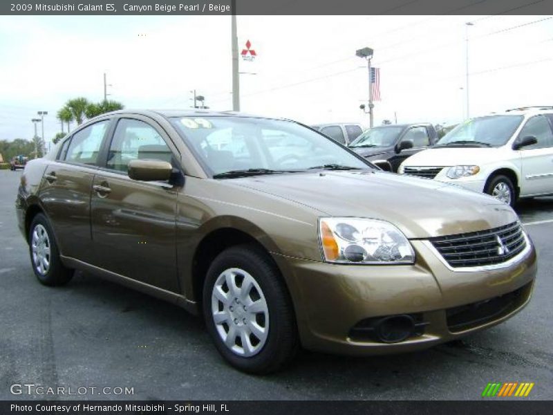 Canyon Beige Pearl / Beige 2009 Mitsubishi Galant ES
