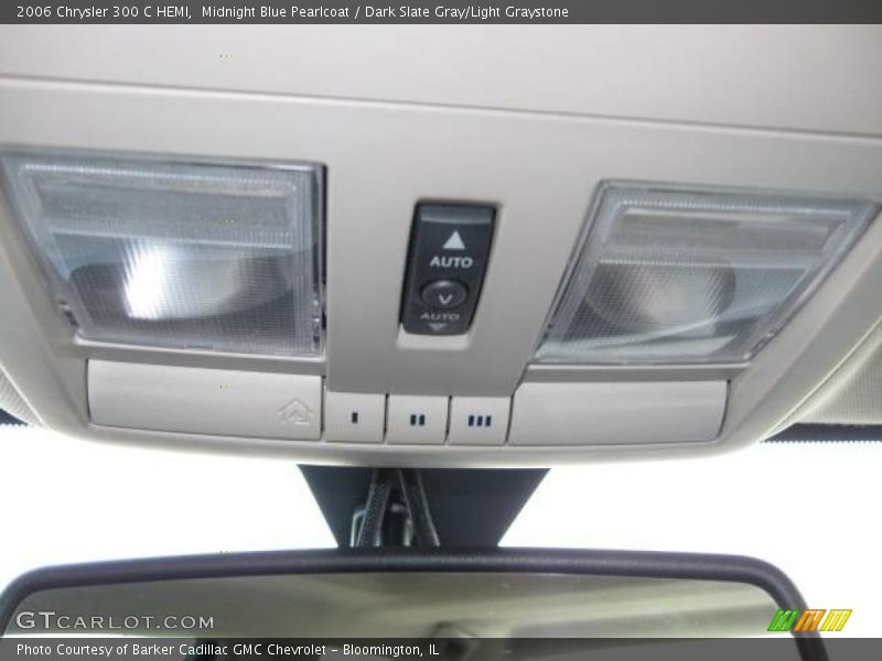 Midnight Blue Pearlcoat / Dark Slate Gray/Light Graystone 2006 Chrysler 300 C HEMI