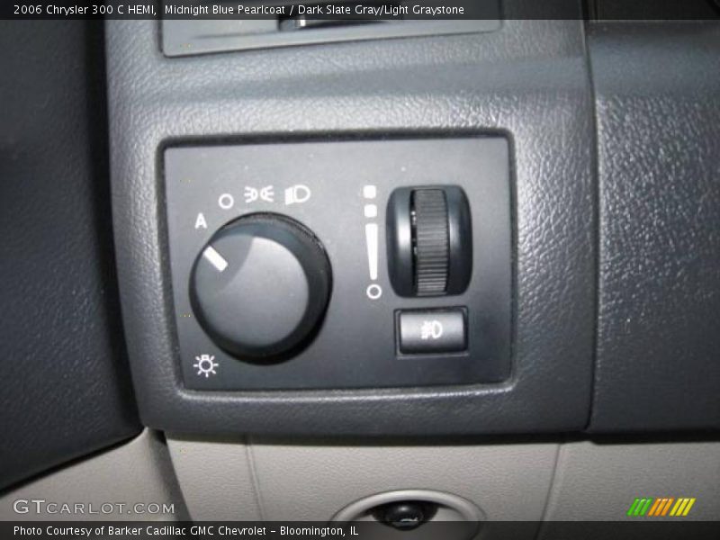 Midnight Blue Pearlcoat / Dark Slate Gray/Light Graystone 2006 Chrysler 300 C HEMI