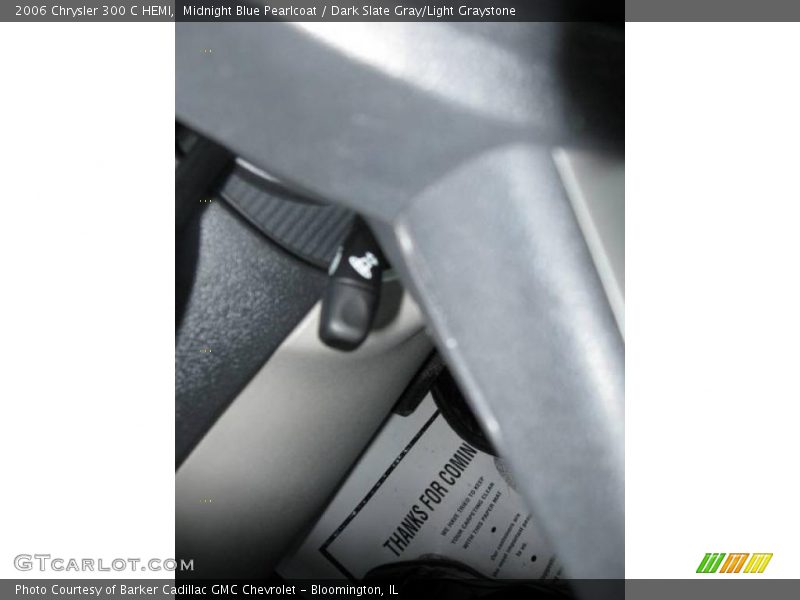 Midnight Blue Pearlcoat / Dark Slate Gray/Light Graystone 2006 Chrysler 300 C HEMI