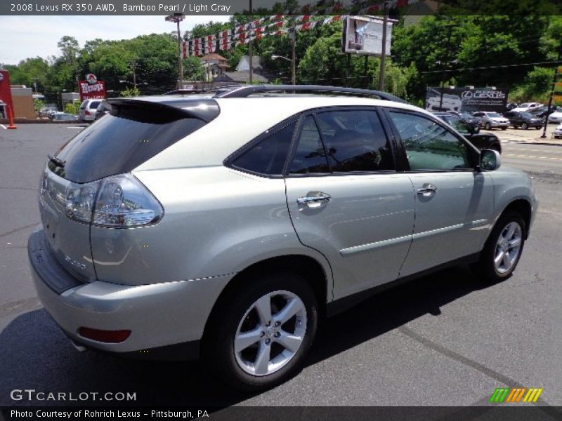 Bamboo Pearl / Light Gray 2008 Lexus RX 350 AWD