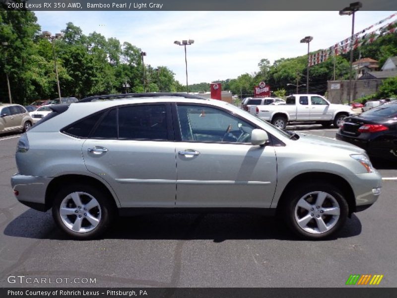 Bamboo Pearl / Light Gray 2008 Lexus RX 350 AWD