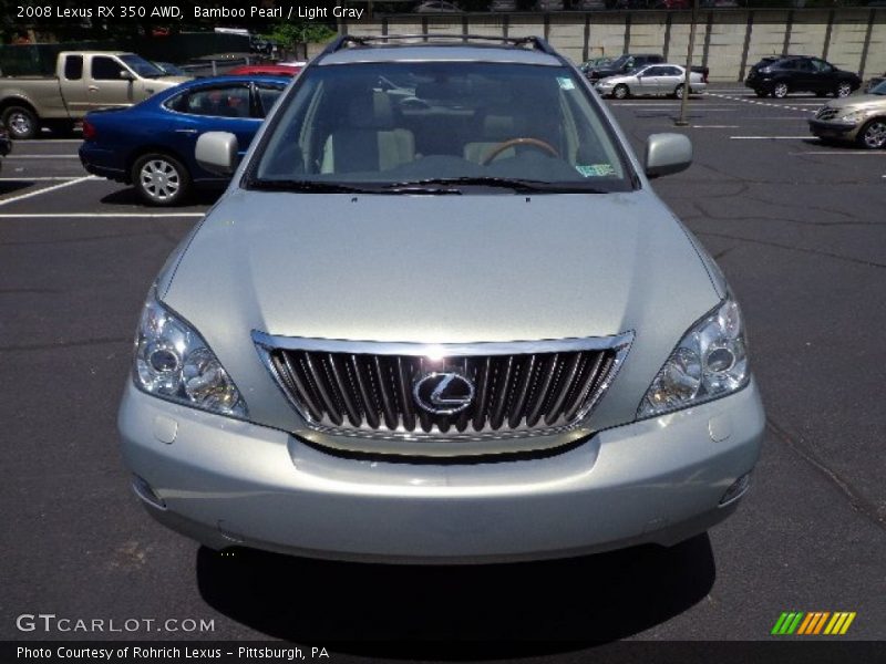Bamboo Pearl / Light Gray 2008 Lexus RX 350 AWD