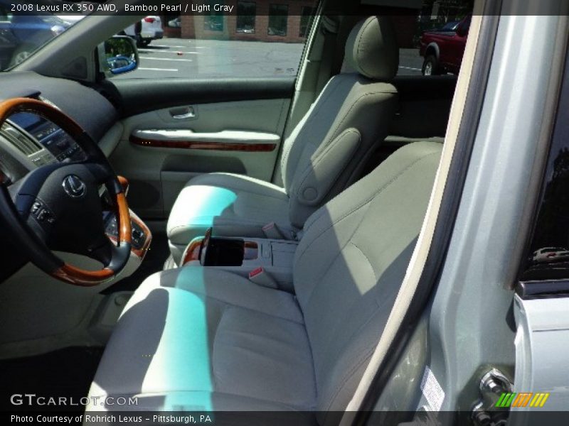 Bamboo Pearl / Light Gray 2008 Lexus RX 350 AWD