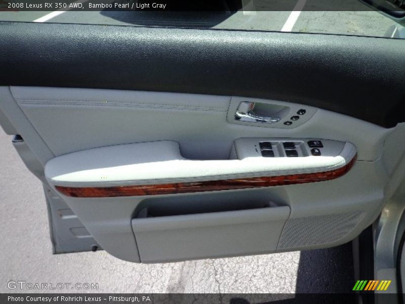 Bamboo Pearl / Light Gray 2008 Lexus RX 350 AWD