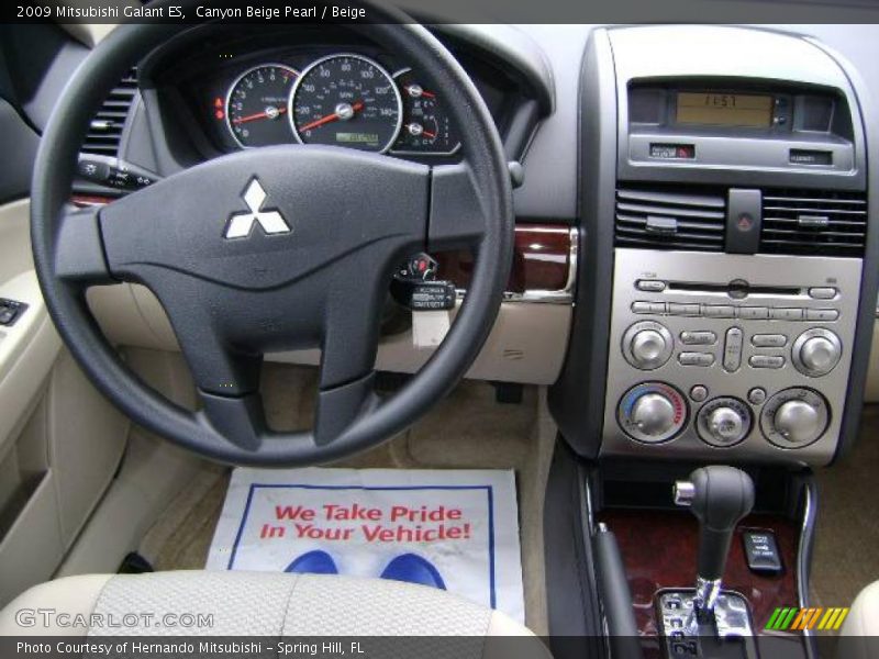 Canyon Beige Pearl / Beige 2009 Mitsubishi Galant ES