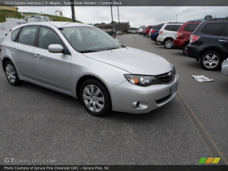 Spark Silver Metallic / Carbon Black 2010 Subaru Impreza 2.5i Wagon